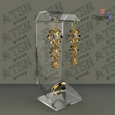 Подставка под серьги и кольцо из оргстекла