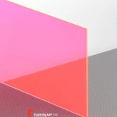 Оргстекло флуоресцентное красное Plexiglas GS Red 3C02, толщина 3мм