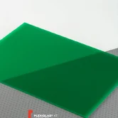 Оргстекло зеленое Plexiglas XT Green 6N570, толщина 3мм