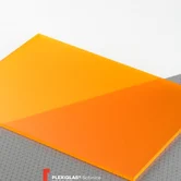 Оргстекло матовое оранжевое Plexiglas Satinice GS Orange 2C02 DC, толщина 6мм
