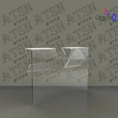 Ценникодержатель для полки из оргстекла