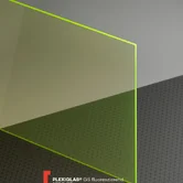 Оргстекло флуоресцентное желтое Plexiglas GS Yellow 1C50, толщина 3мм