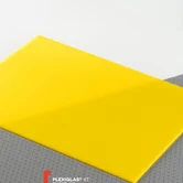 Оргстекло желтое Plexiglas XT Yellow 1N870, толщина 3мм