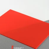 Оргстекло красное Plexiglas XT Red 3N570, толщина 3мм