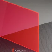 Оргстекло флуоресцентное красное Plexiglas GS Red 3C02, толщина 3мм — фото 2