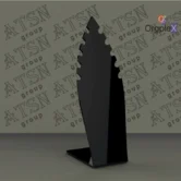 Подставка из черного акрила для бижутерии