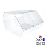 Диспенсер шестигранный 2 ячейки из оргстекла