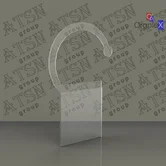 Ценникодержатель на торговое оборудование из оргстекла
