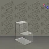 Пластиковая горка под товар на 2 ступени