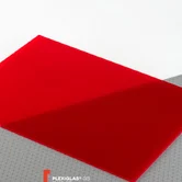 Оргстекло красное Plexiglas GS Red 3H55, толщина 3мм