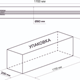 Лазерная трубка Lasea F7 140-160 Ватт