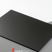 Оргстекло матовое черное Plexiglas Satinice GS Carbon 7C17 DC, толщина 6мм