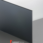 Оргстекло матовое черное Plexiglas Satinice GS Carbon 7C17 DC, толщина 6мм