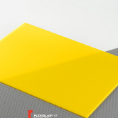 Оргстекло желтое Plexiglas XT Yellow 1N870, толщина 3мм