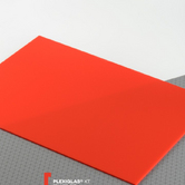 Оргстекло красное Plexiglas XT Red 3N670, толщина 3мм