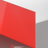 Оргстекло красное Plexiglas XT Red 3N670, толщина 3мм