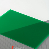 Оргстекло зеленое Plexiglas XT Green 6N570, толщина 3мм
