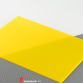 Оргстекло желтое Plexiglas GS Yellow 1H20, толщина 3мм