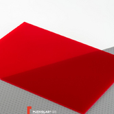 Оргстекло красное Plexiglas GS Red 3H55, толщина 3мм